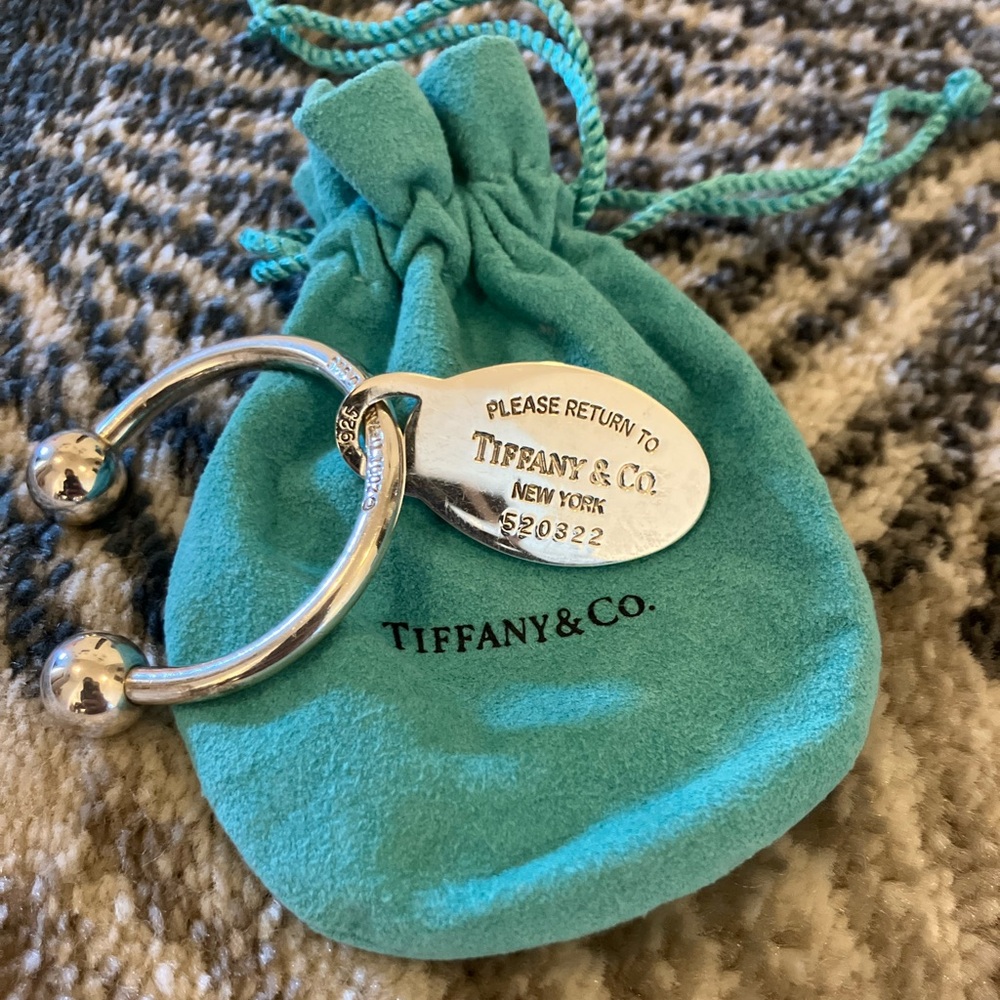 Tiffany & Co. Silver Keychain